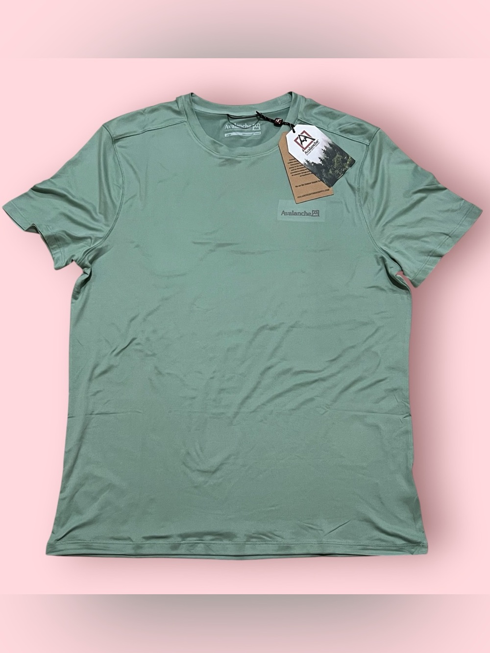 Avalanche Outdoor Supply Mens Performance Tee (Green)